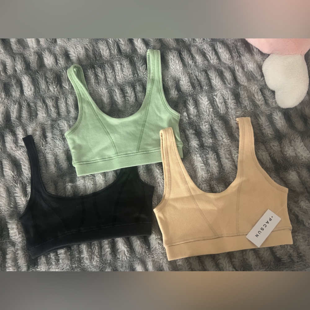 3 lounge bras from Pacsun